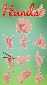 Keyboard Sticker Hand Emotes screenshot 2