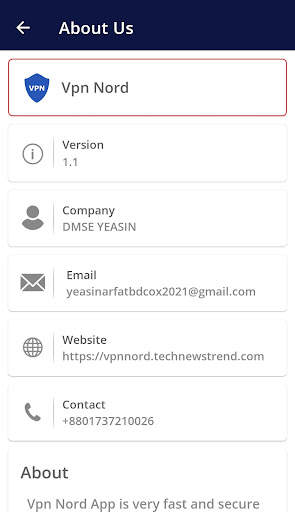VpnNord App - Faster Internet screenshot 7