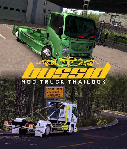 Bussid Mod Truk Thailook screenshot 1