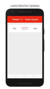 Dream11 Expert Team 100% Prediction - Team Updates screenshot 2