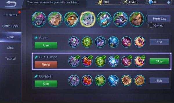 MOBA ML BUILDS screenshot 1