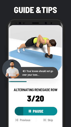 Dumbbell Workout at Home screenshot 5