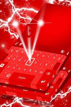 Red Keyboard Theme screenshot 4