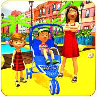 A virtual Babysitter: babysitting mother simulator logo