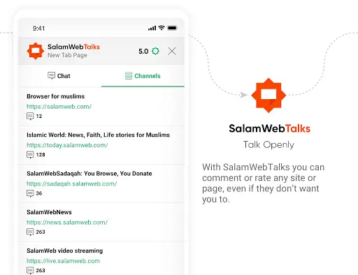 SalamWeb: Browser for Muslims, Prayer Time & Qibla screenshot 6