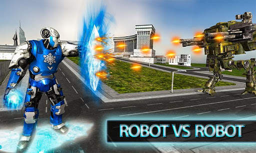 Ice Hero Robot 3D: Flying Robot Fighting Game screenshot 2