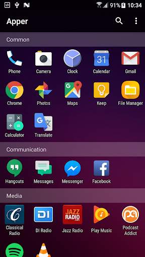 App launcher drawer screenshot 1