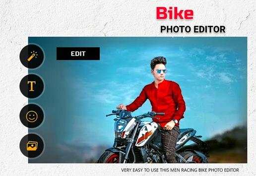 Girl and Boy Bike Photo Editor screenshot 1