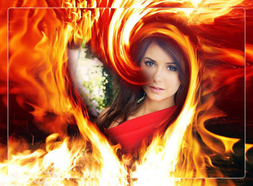 Hot Fire Photo Frames Effects Editor HD 2018 screenshot 1
