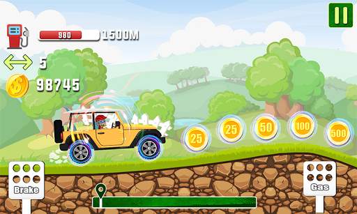 2D Jeep Racing Adventure screenshot 1