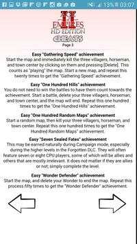 All Age of Empires 2 HD Cheats screenshot 3