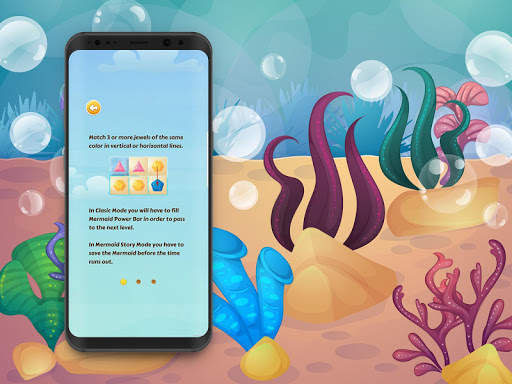 Mermaid World match-3 screenshot 8