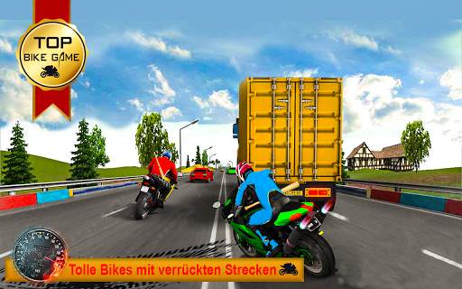 Tod Moto Fahrrad Rennen - Motorrad Rennen Spiele screenshot 2
