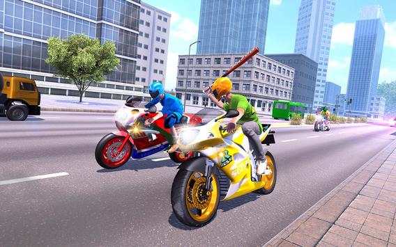 Real Bike Attack Racing Highway Stunt Rider 2018 screenshot 1