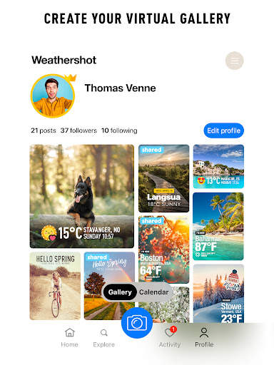 InstaWeather: twój weathershot screenshot 9