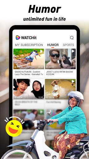 WATCHit–Funny short videos Music Quotes screenshot 1