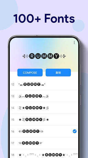 Rummy Font screenshot 2