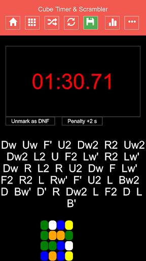 Cube Timer & Scrambler LITE screenshot 3