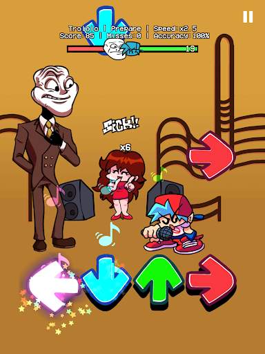 Trollge FNF mod - Music arrow screenshot 4