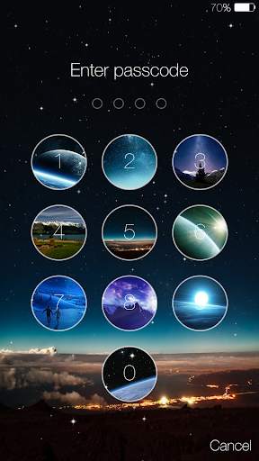 Stars live wallpaper locker screenshot 2