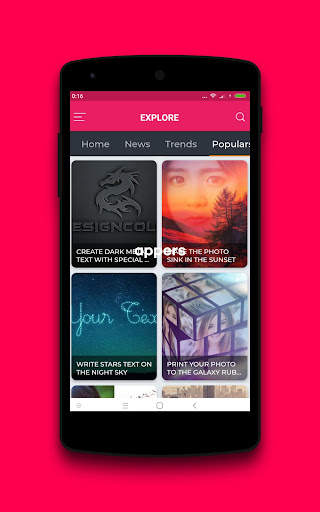 PhotoOxy - Photo effects app 4 تصوير الشاشة