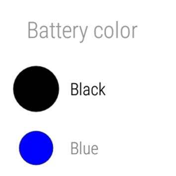 Battery level watchface screenshot 6