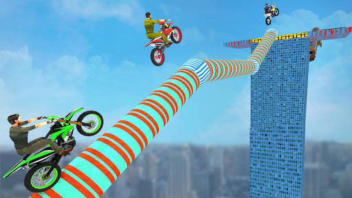 Moto Bike Stunt Racing Simulator screenshot 5
