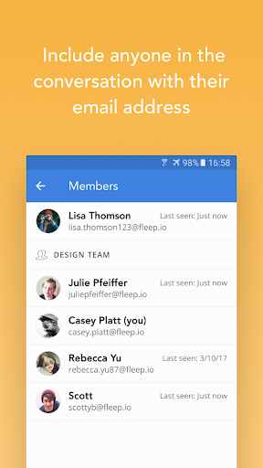 Fleep - Free Team Messenger screenshot 2