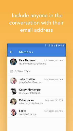 Fleep - Free Team Messenger screenshot 2