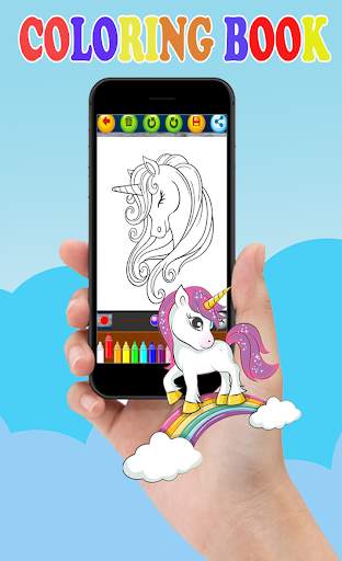 Unicorn Coloring Book-Easy Coloring screenshot 5