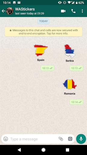 Flags of countries stickers for WhatsApp screenshot 3