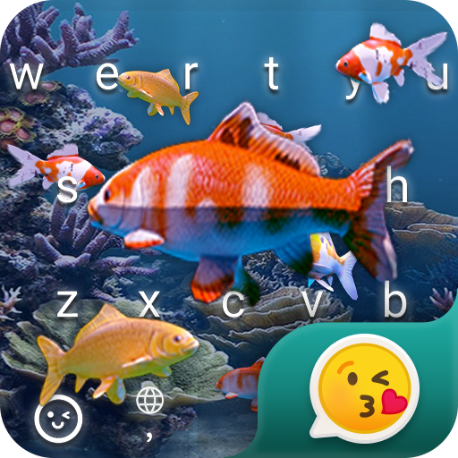Koi Free Live  3D Fish Keyboard for Rockey icon