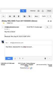 Relay ME, SMS via Email screenshot 2