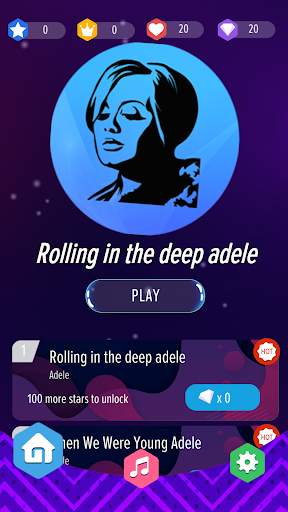 Adele : Piano Tiles 8 screenshot 3