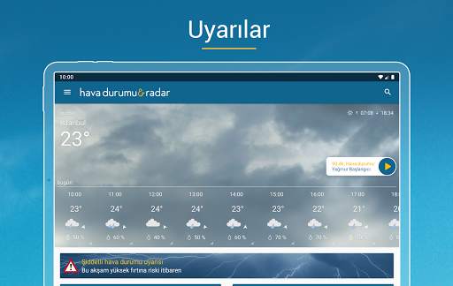 Hava durumu & Radar - Türkiye screenshot 12