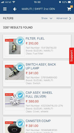 boodmo - Spare Parts for CARS in India screenshot 3