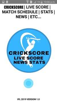 CRICKSCORE 2019 | LIVE SCORE, MATCH SCHEDULE, NEWS screenshot 6