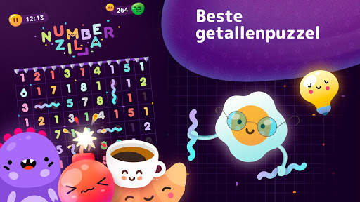 Numberzilla: Puzzel Spelletjes screenshot 12