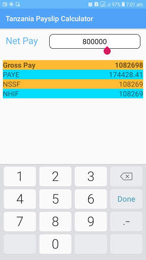 Tanzania Payslip Calculator screenshot 4