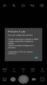 ProCam X Lite screenshot 3
