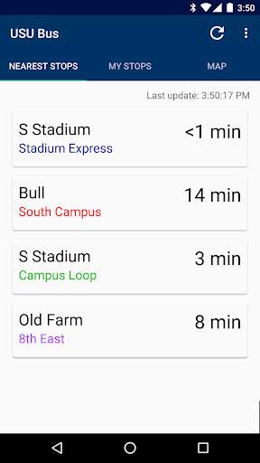 USU Bus screenshot 1