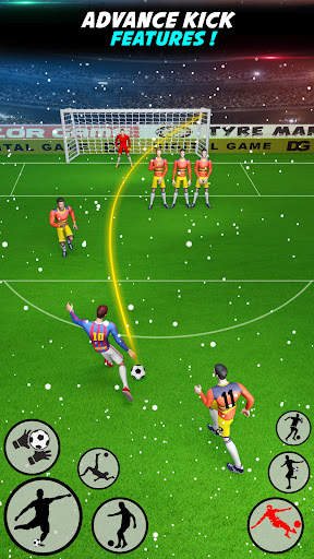 Soccer Kicks Strike Game screenshot 1