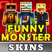 New Funny Monster Skin Pack for Minecraft 2018