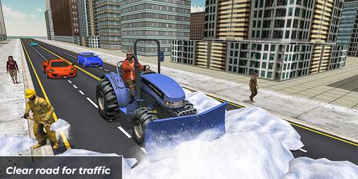 Grand Snow Clean Road Driving Simulator 19 screenshot 1