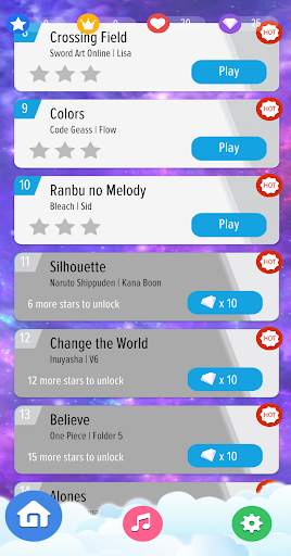 Piano Tiles Anime Songs Offline 2020 скриншот 4