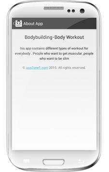 Bodybuilding-Body Workout screenshot 8