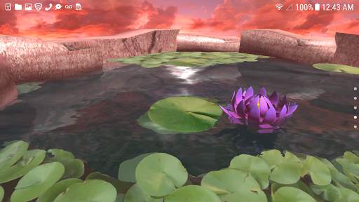 Lotus 3D Live Wallpaper screenshot 5