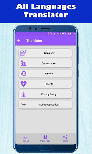 Languages Translator Free Voice Text Translate All screenshot 1