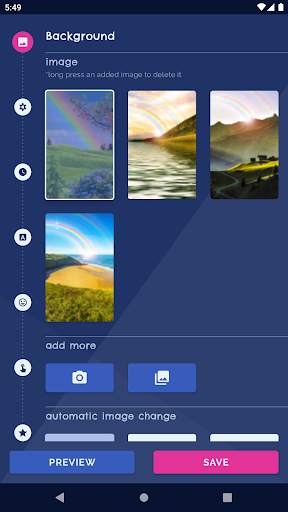 Rainbow Nature Live Wallpaper screenshot 1