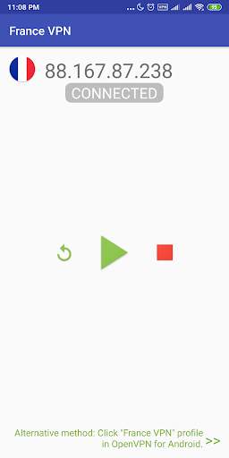 France VPN - Plugin for OpenVPN screenshot 2